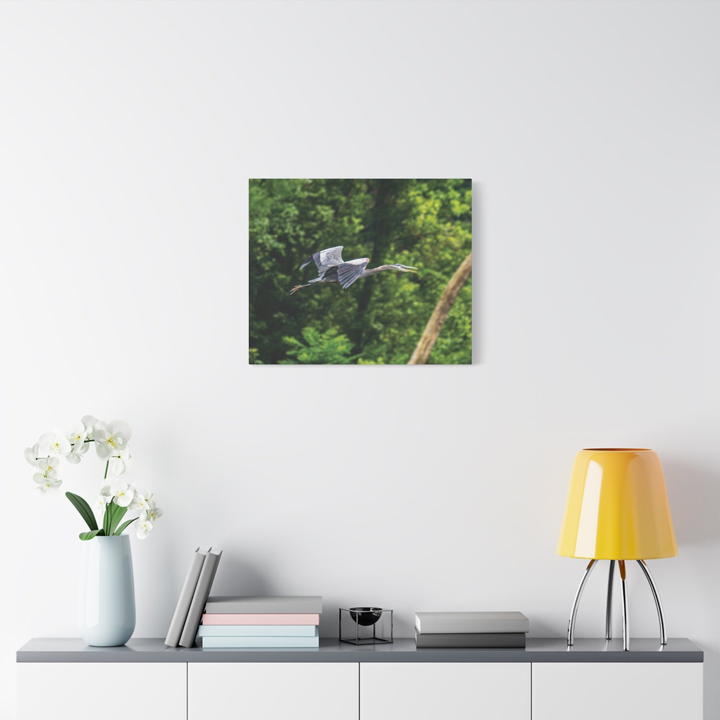 Great Blue Heron Canvas Wall Art